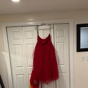 Fashion Nova Red Maxi Dress